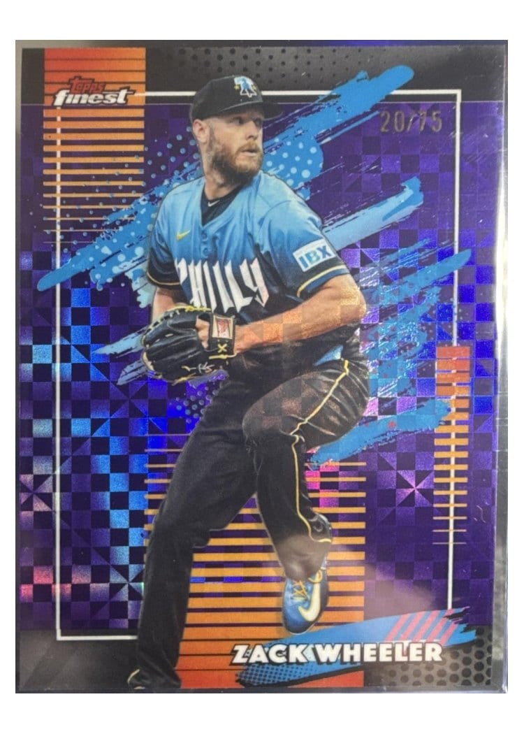 2026 Topps Finest Zack Wheeler #160 card