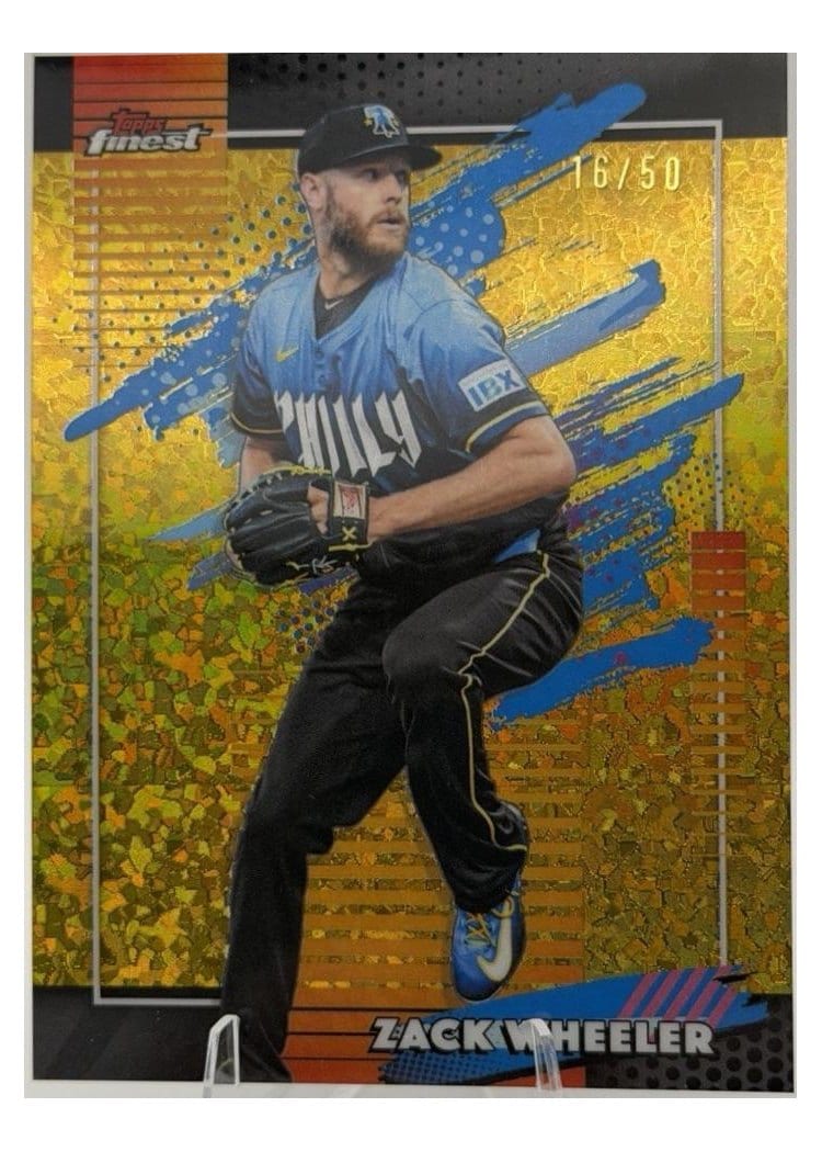 2026 Topps Finest Zack Wheeler #160 card