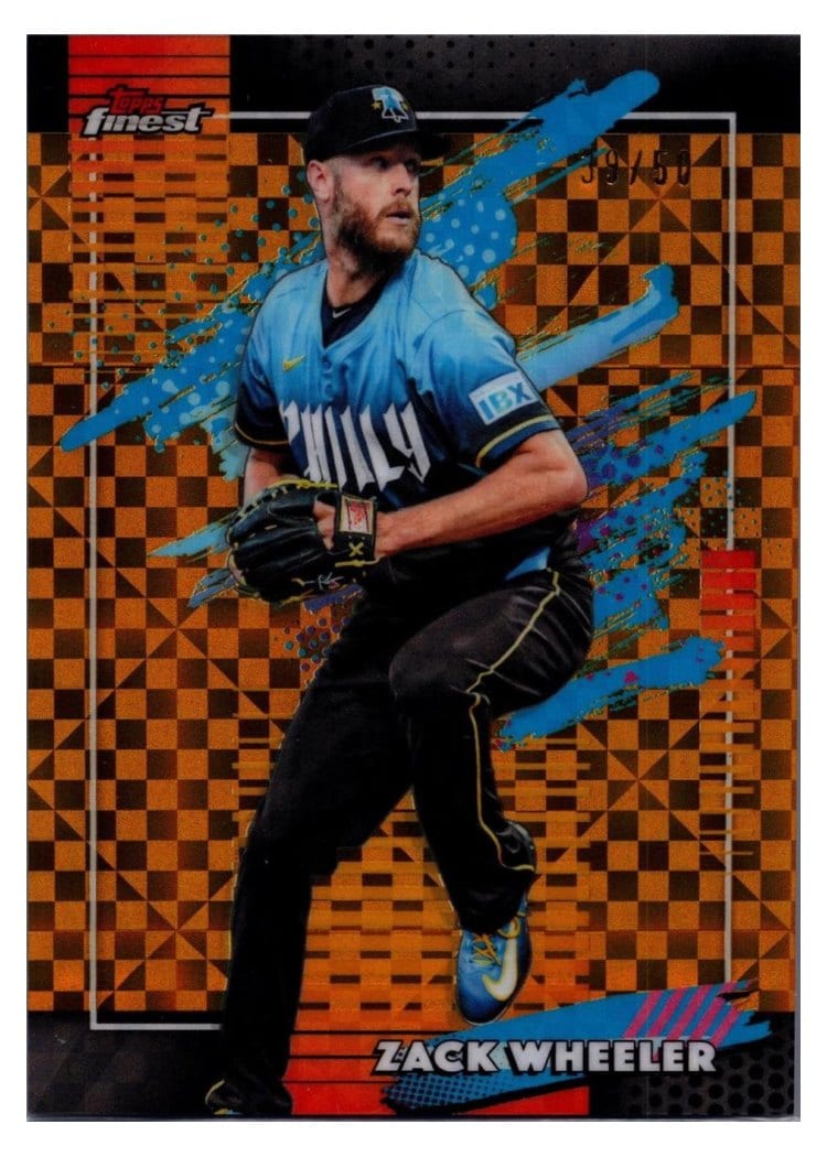 2026 Topps Finest Zack Wheeler #160 card