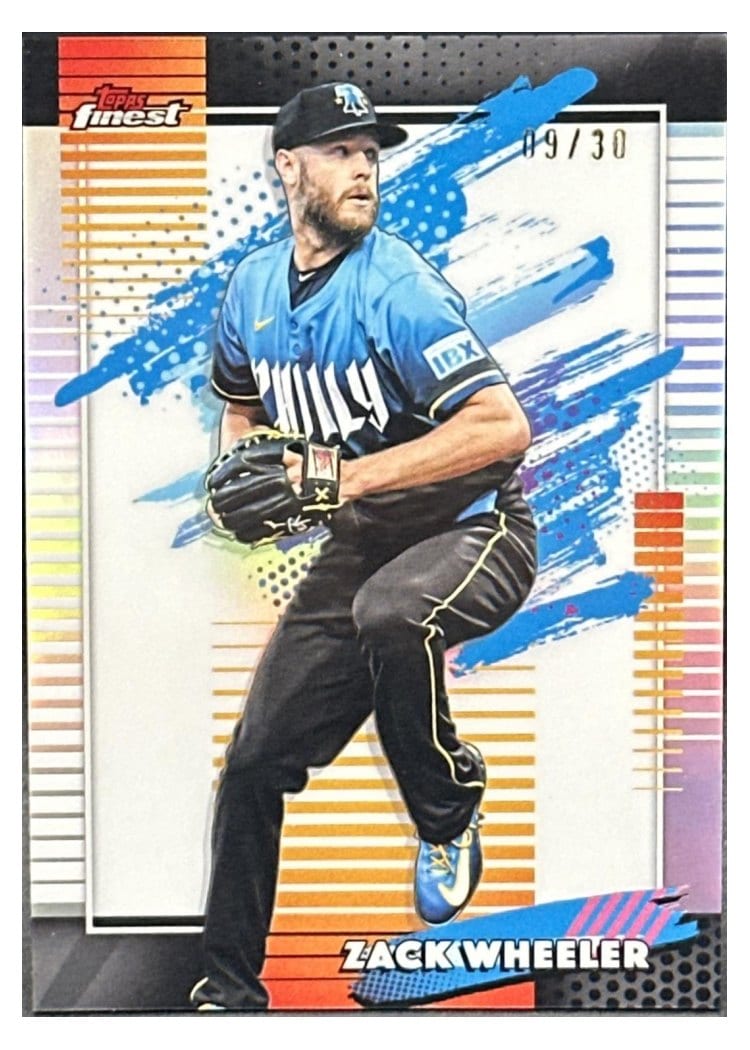 2026 Topps Finest Zack Wheeler #160 card