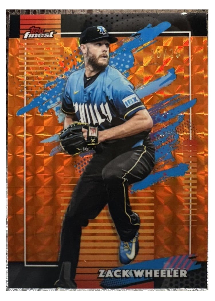 2026 Topps Finest Zack Wheeler #160 card