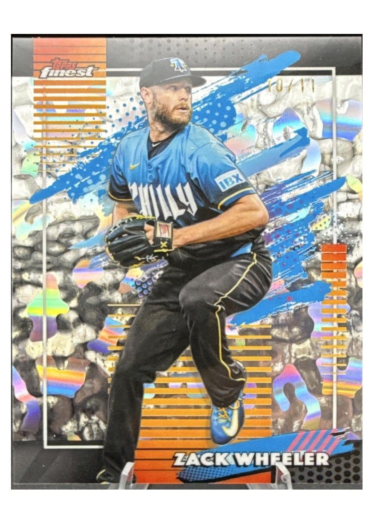 2026 Topps Finest Zack Wheeler #160 card