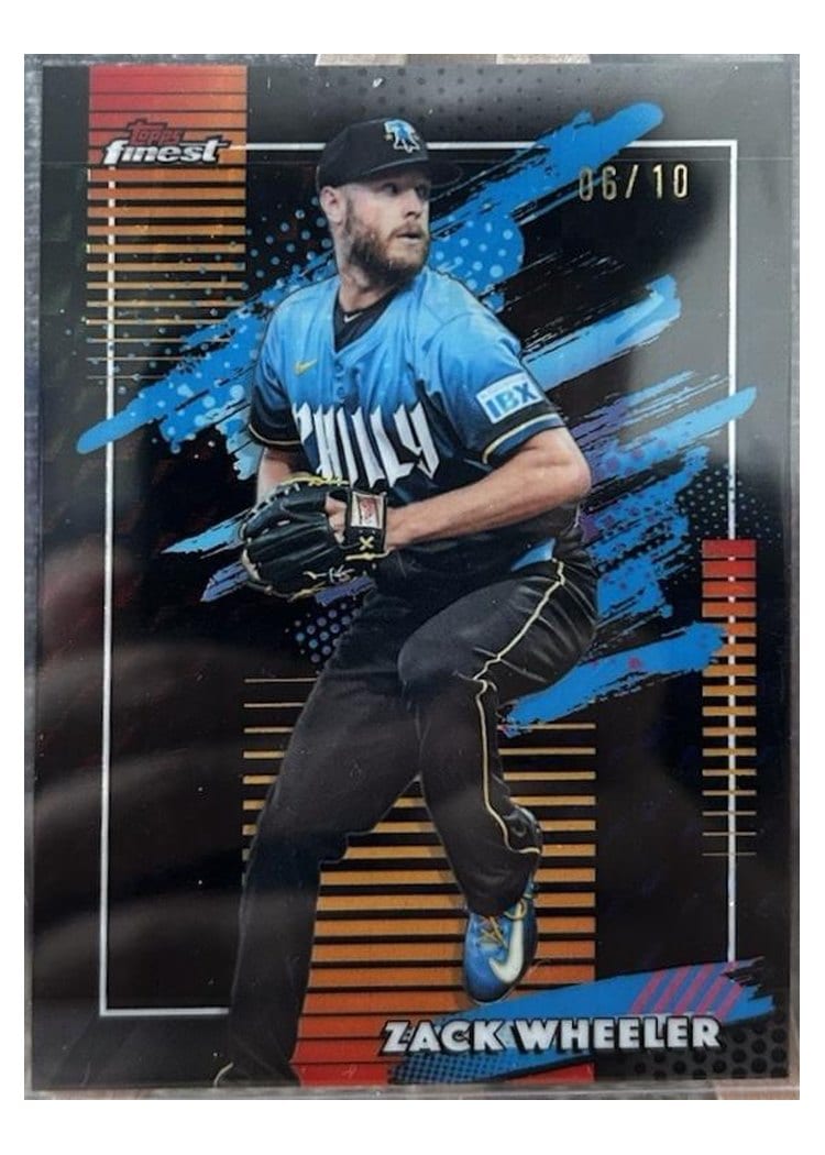 2026 Topps Finest Zack Wheeler #160 card