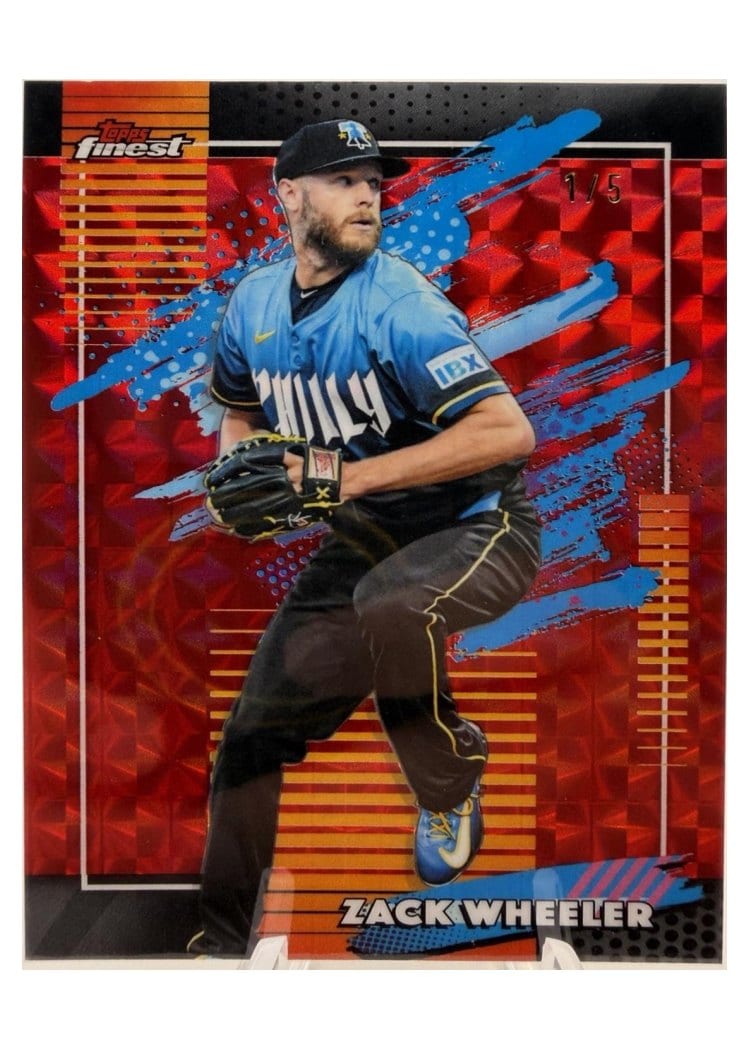 2026 Topps Finest Zack Wheeler #160 card