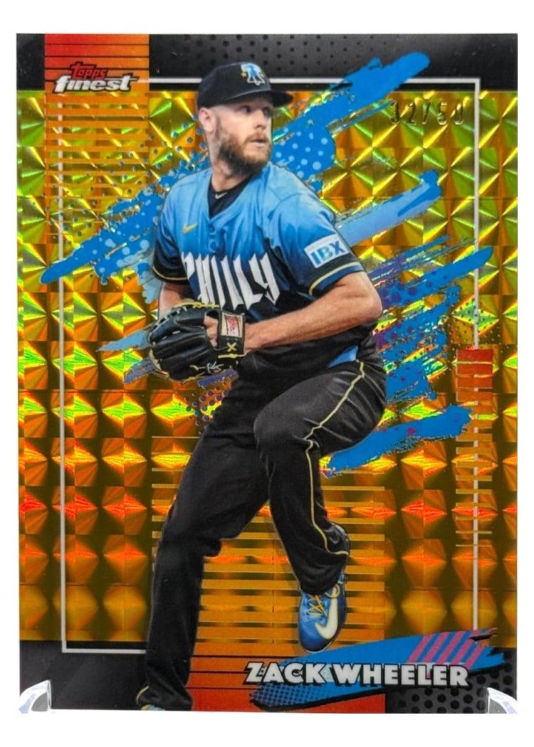 2026 Topps Finest Zack Wheeler #160 card