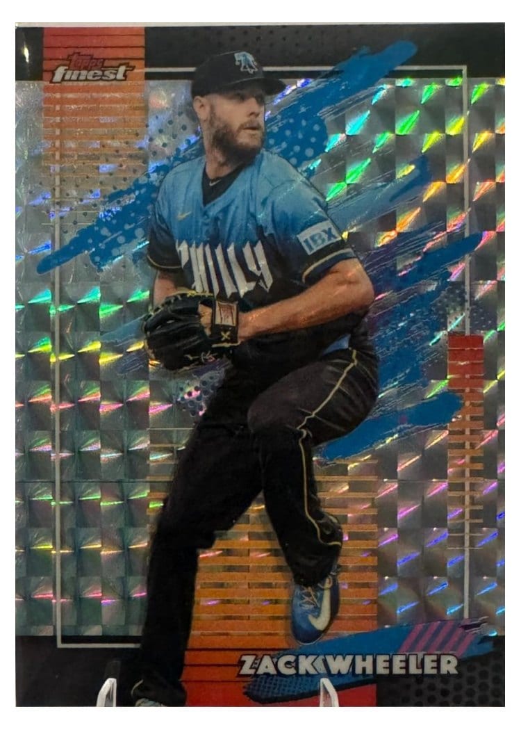 2026 Topps Finest Zack Wheeler #160 card