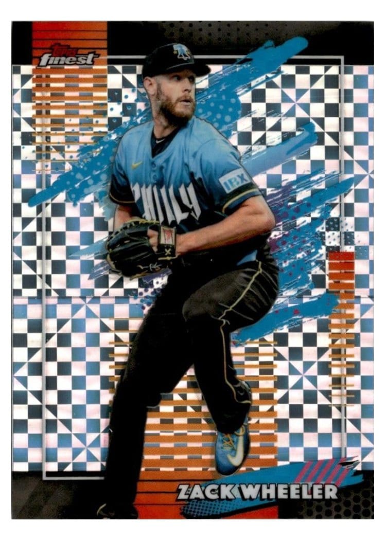 2026 Topps Finest Zack Wheeler #160 card