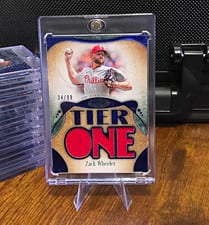 2026 Topps Tier One Tier One Relics Die-Cut Zack Wheeler #T1RD-ZW