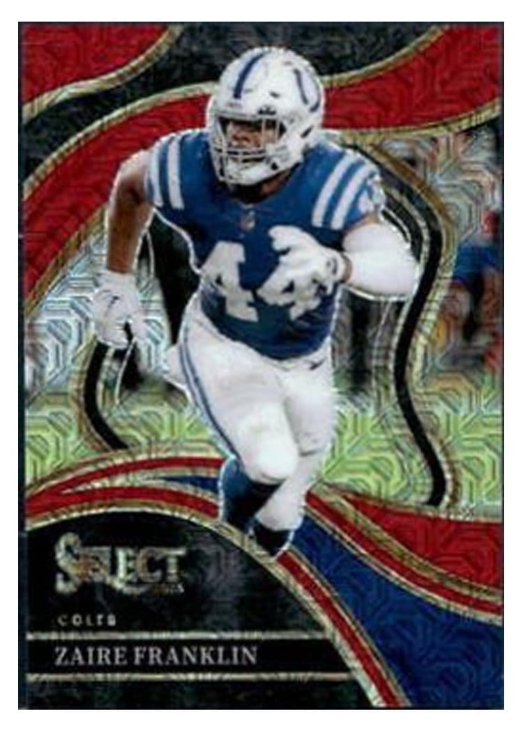 2023 Panini Select Base Set Zaire Franklin Red Prizm #203 card