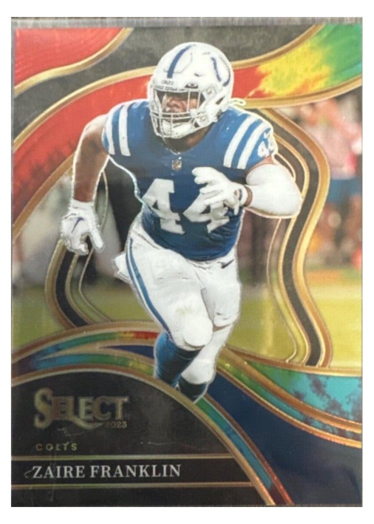2023 Panini Select Base Set Zaire Franklin #203 card