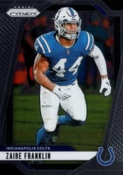 2024 Panini Prizm Base Set Zaire Franklin #124 card