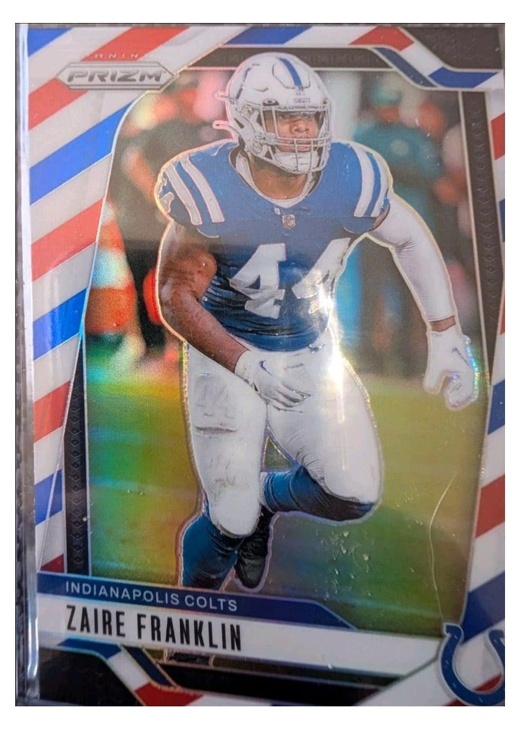 2024 Panini Prizm Base Set Zaire Franklin #124 card