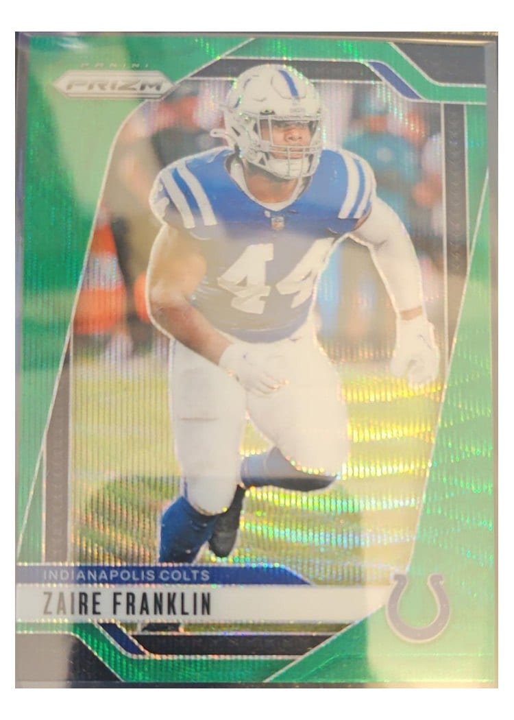 2024 Panini Prizm Base Set Zaire Franklin #124 card