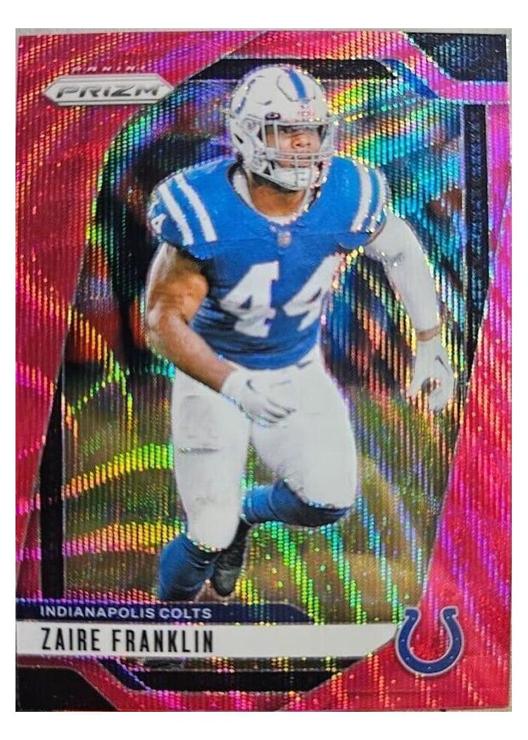 2024 Panini Prizm Base Set Zaire Franklin #124 card