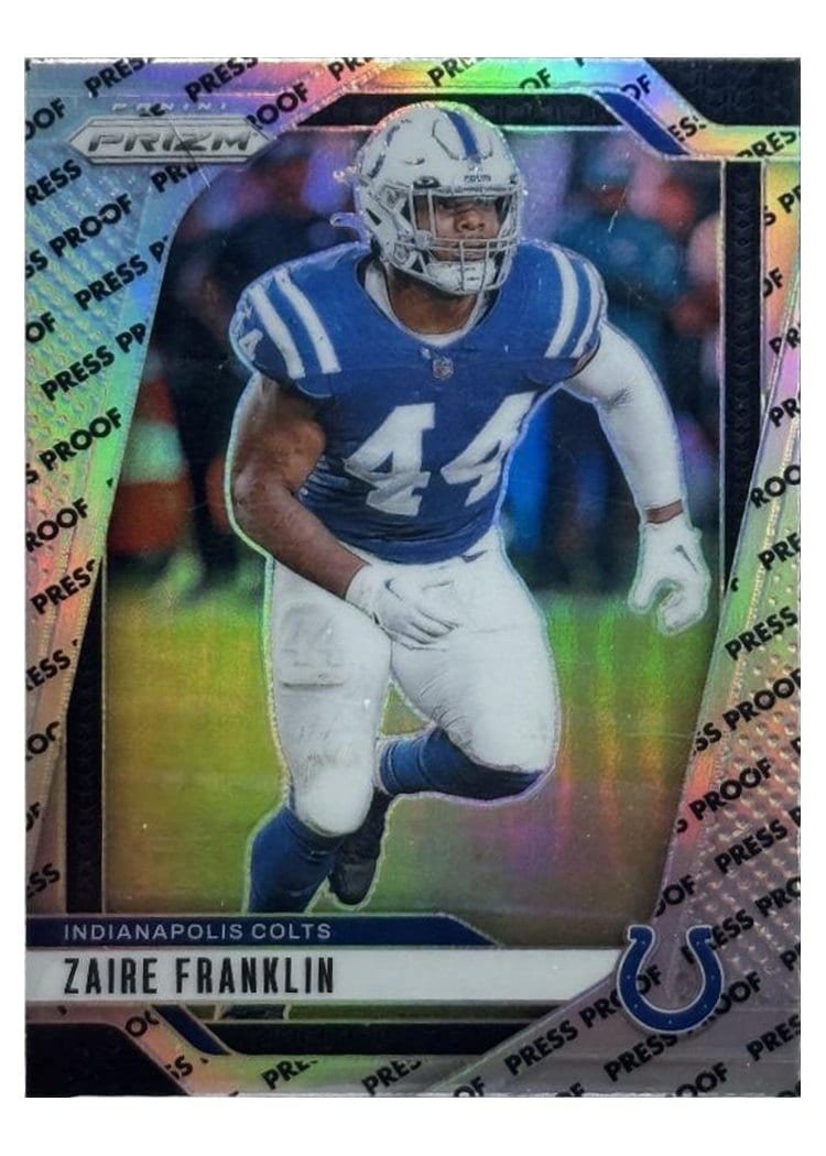 2024 Panini Prizm Base Set Zaire Franklin #124 card