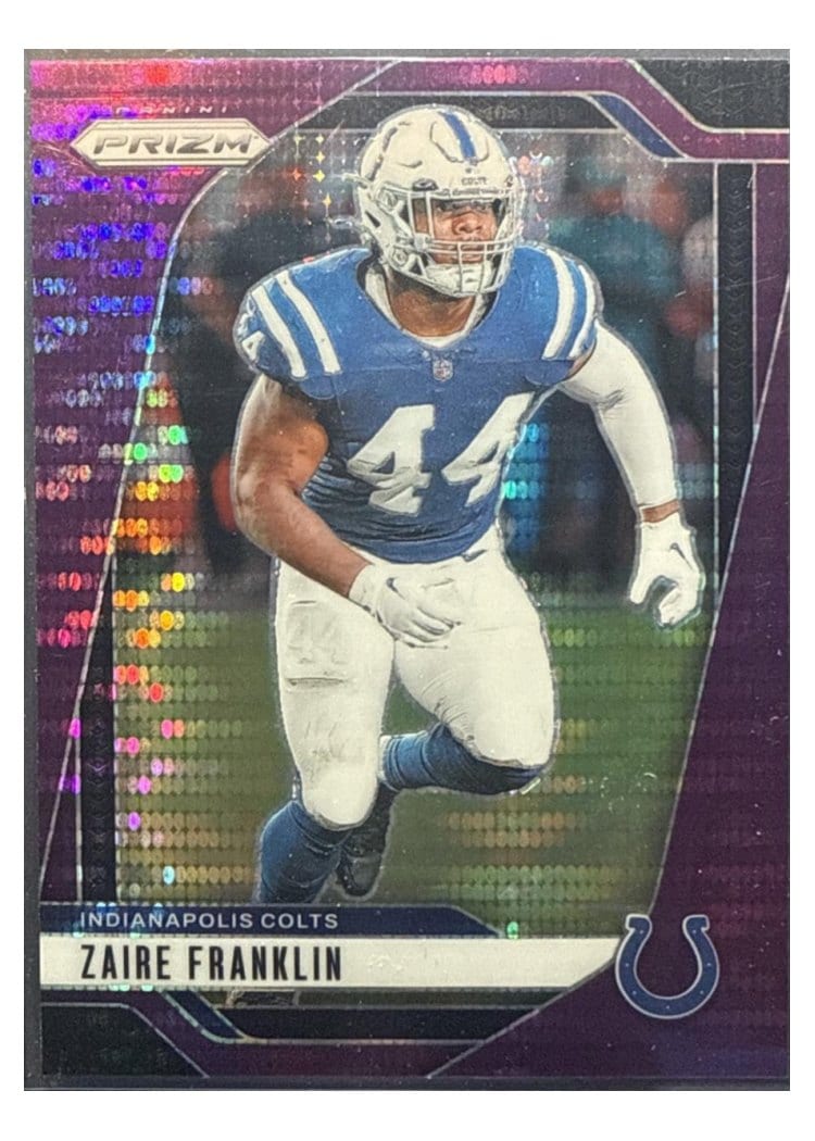 2024 Panini Prizm Base Set Zaire Franklin #124 card