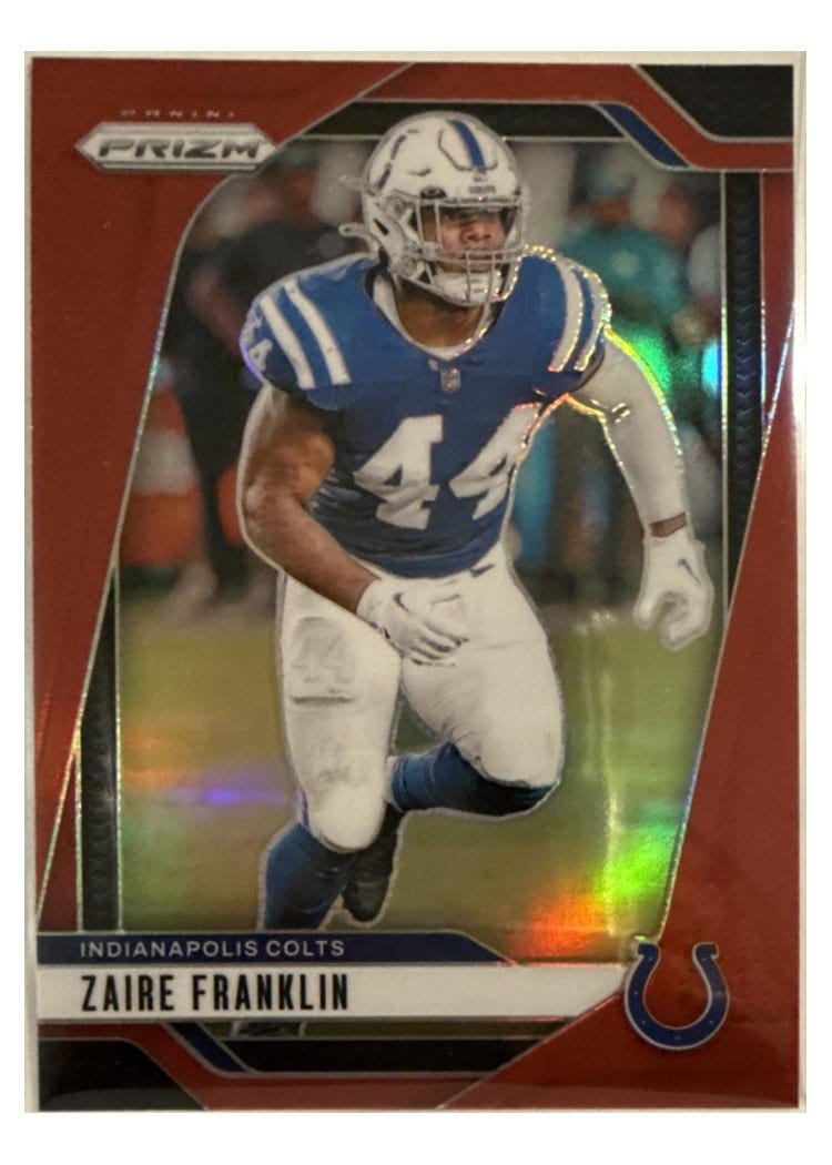 2024 Panini Prizm Base Set Zaire Franklin #124 card