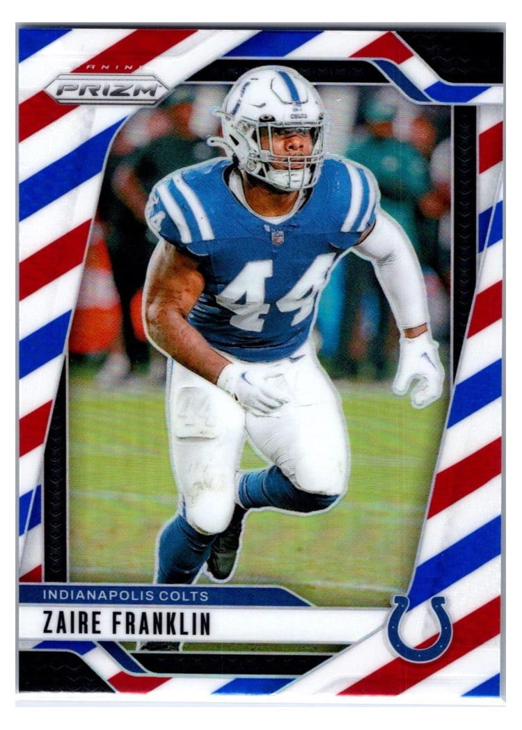 2024 Panini Prizm Base Set Zaire Franklin #124 card
