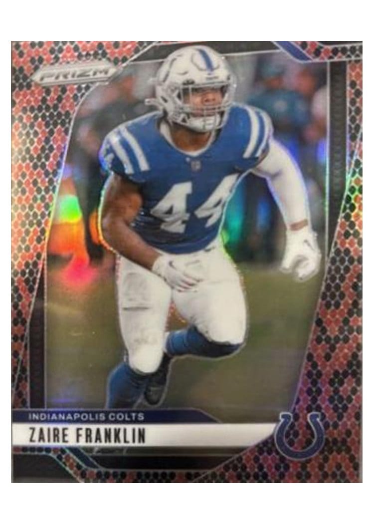 2024 Panini Prizm Base Set Zaire Franklin #124 card