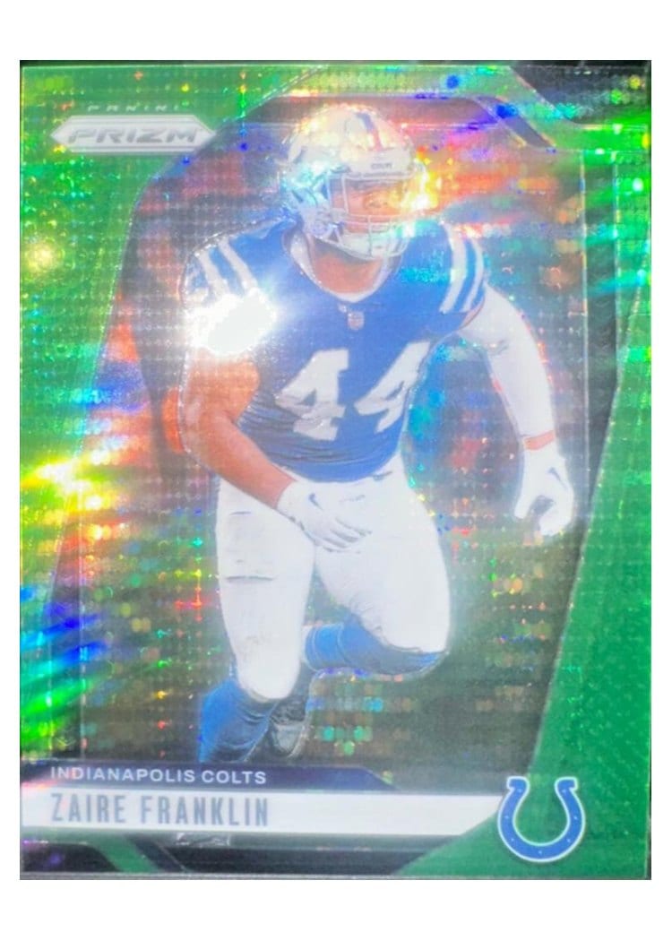 2024 Panini Prizm Base Set Zaire Franklin #124 card