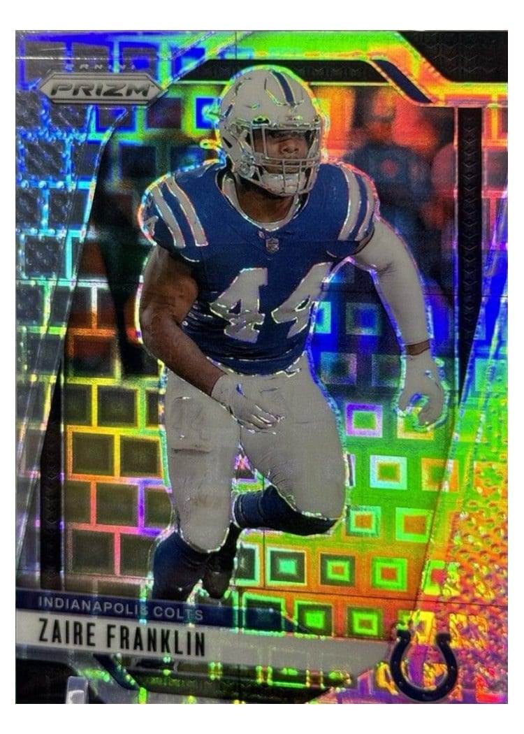 2024 Panini Prizm Base Set Zaire Franklin #124 card