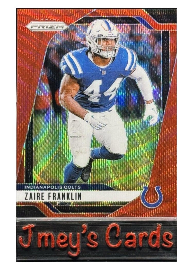 2024 Panini Prizm Base Set Zaire Franklin #124 card