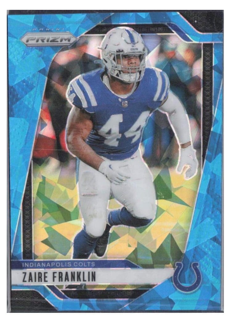 2024 Panini Prizm Base Set Zaire Franklin Purple Wave #124 card