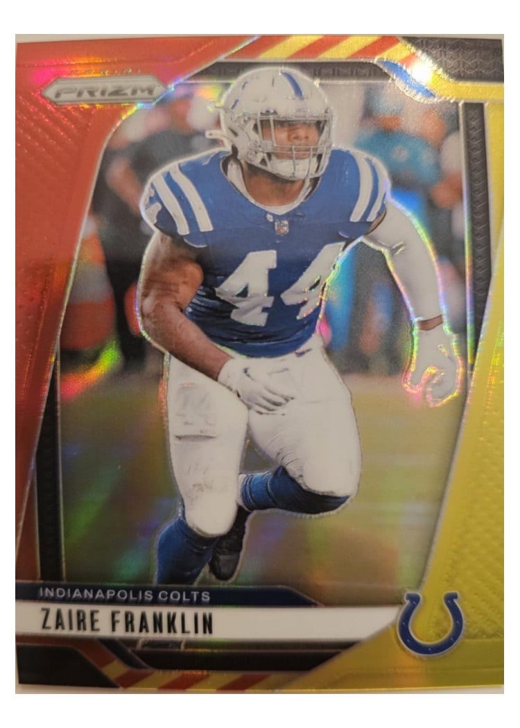 2024 Panini Prizm Base Set Zaire Franklin #124 card