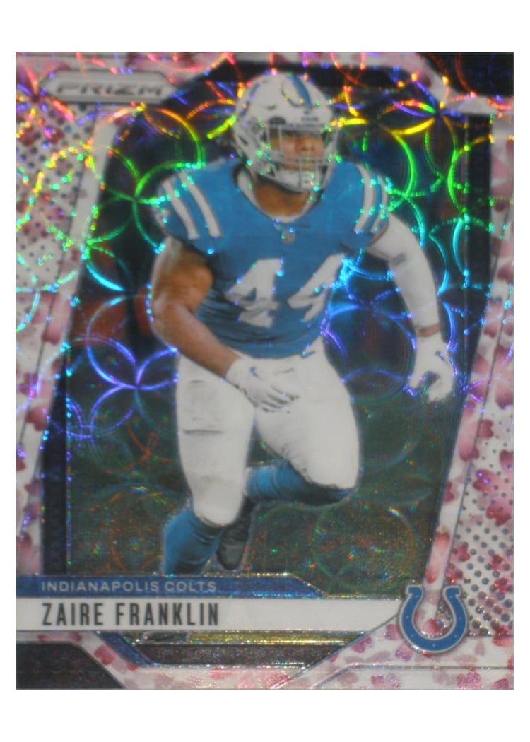 2024 Panini Prizm Base Set Zaire Franklin #124 card