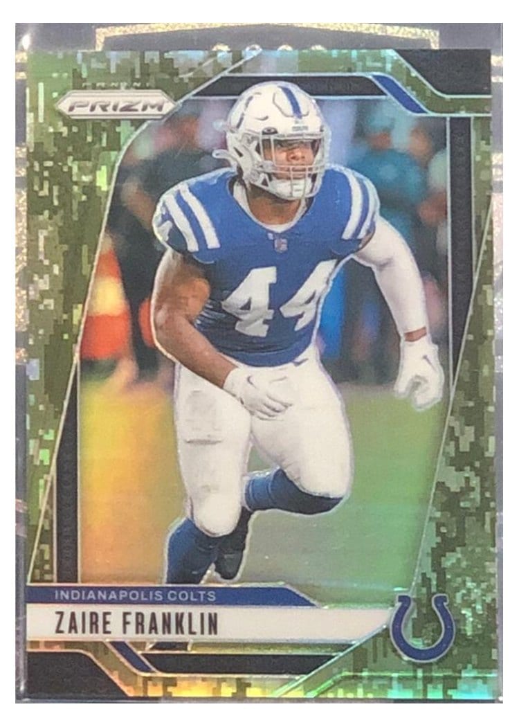 2024 Panini Prizm Base Set Zaire Franklin #124 card
