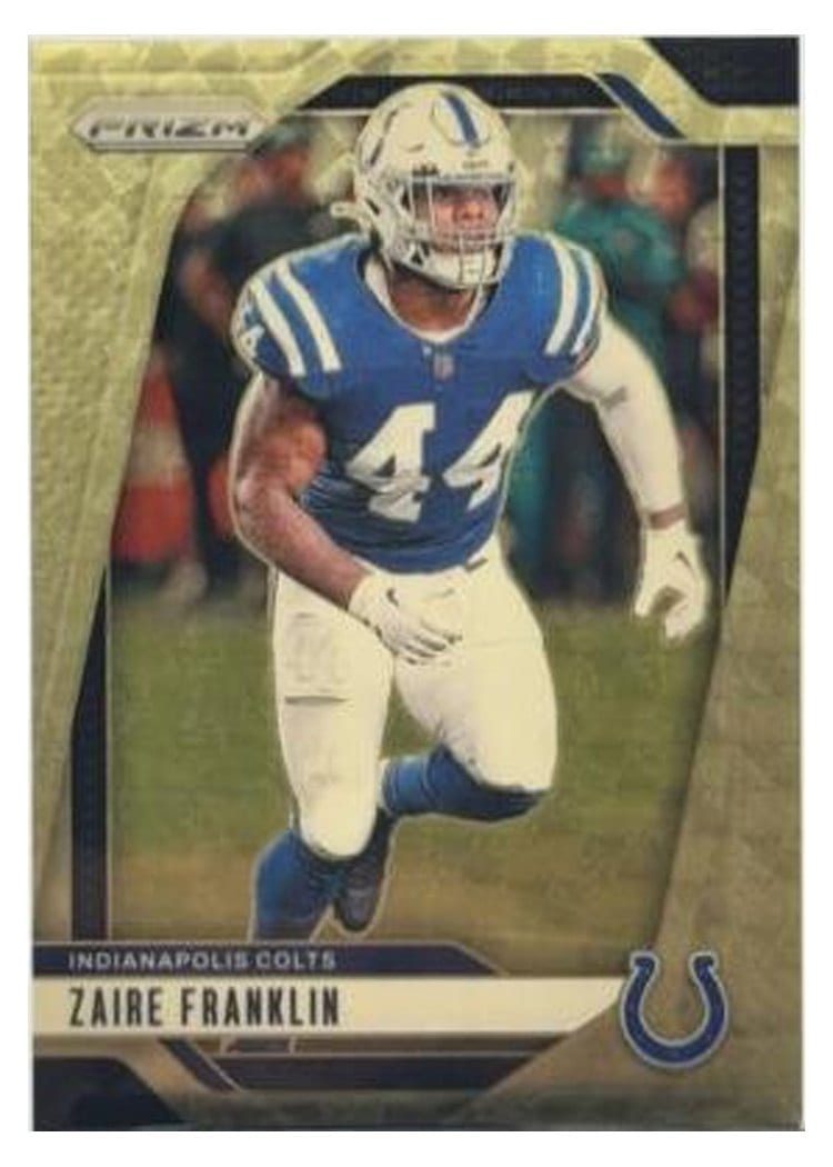 2024 Panini Prizm Base Set Zaire Franklin #124 card