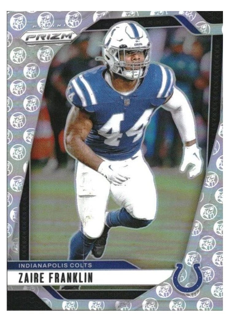 2024 Panini Prizm Base Set Zaire Franklin #124 card