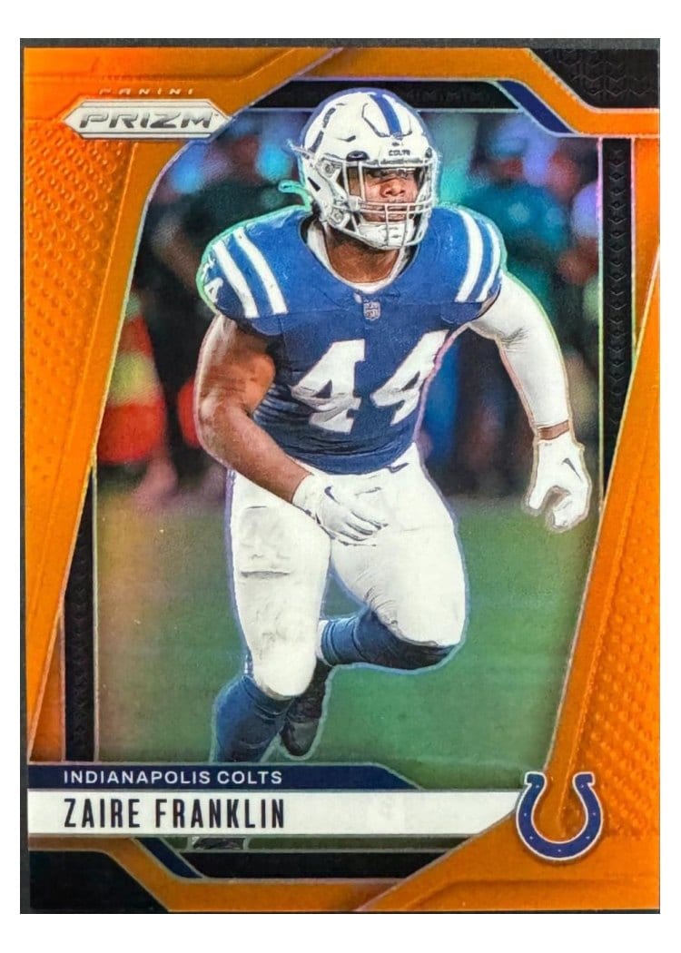 2024 Panini Prizm Base Set Zaire Franklin #124 card