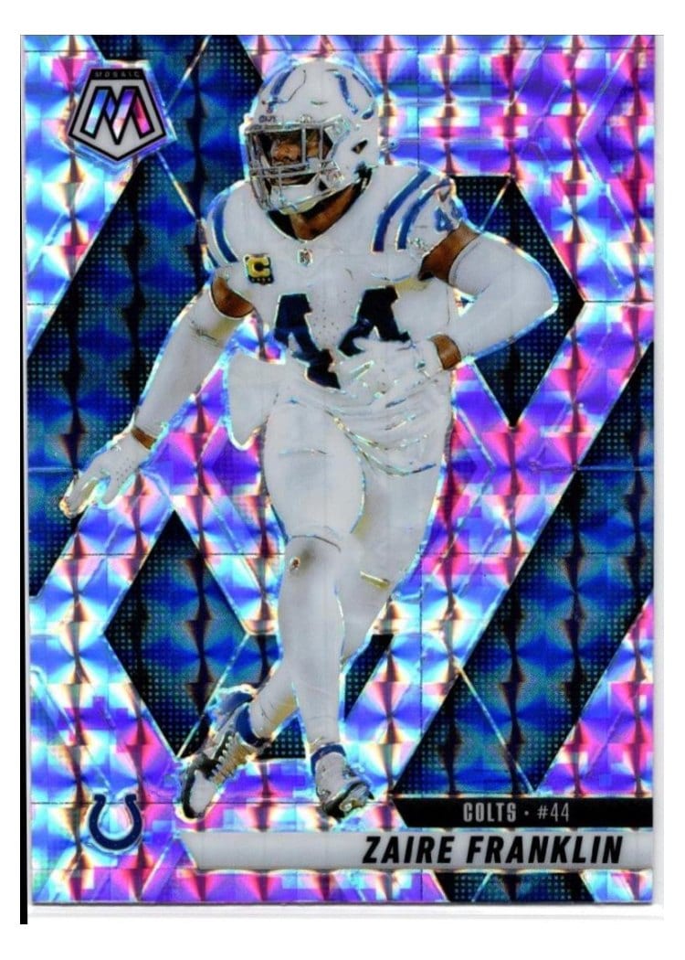 2025 Panini Mosaic Base Set Zaire Franklin #41 card
