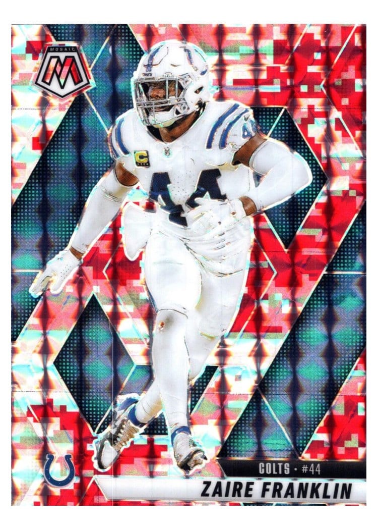 2025 Panini Mosaic Base Set Zaire Franklin #41 card