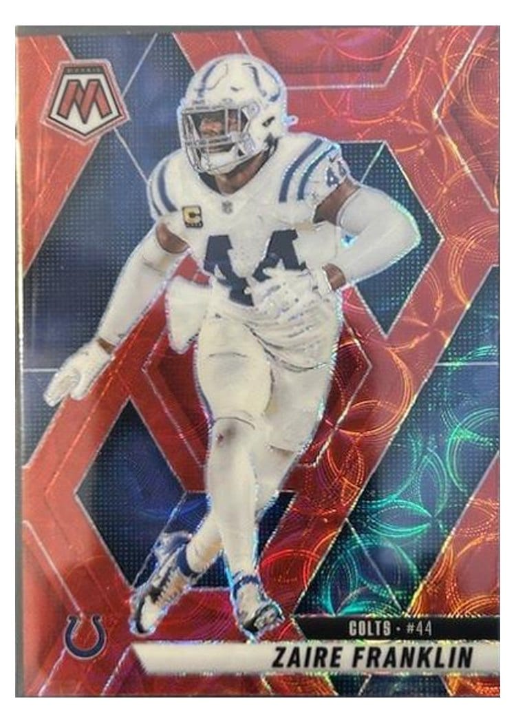 2025 Panini Mosaic Base Set Zaire Franklin #41 card