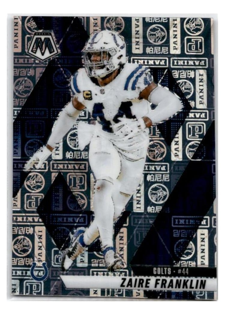 2025 Panini Mosaic Base Set Zaire Franklin #41 card