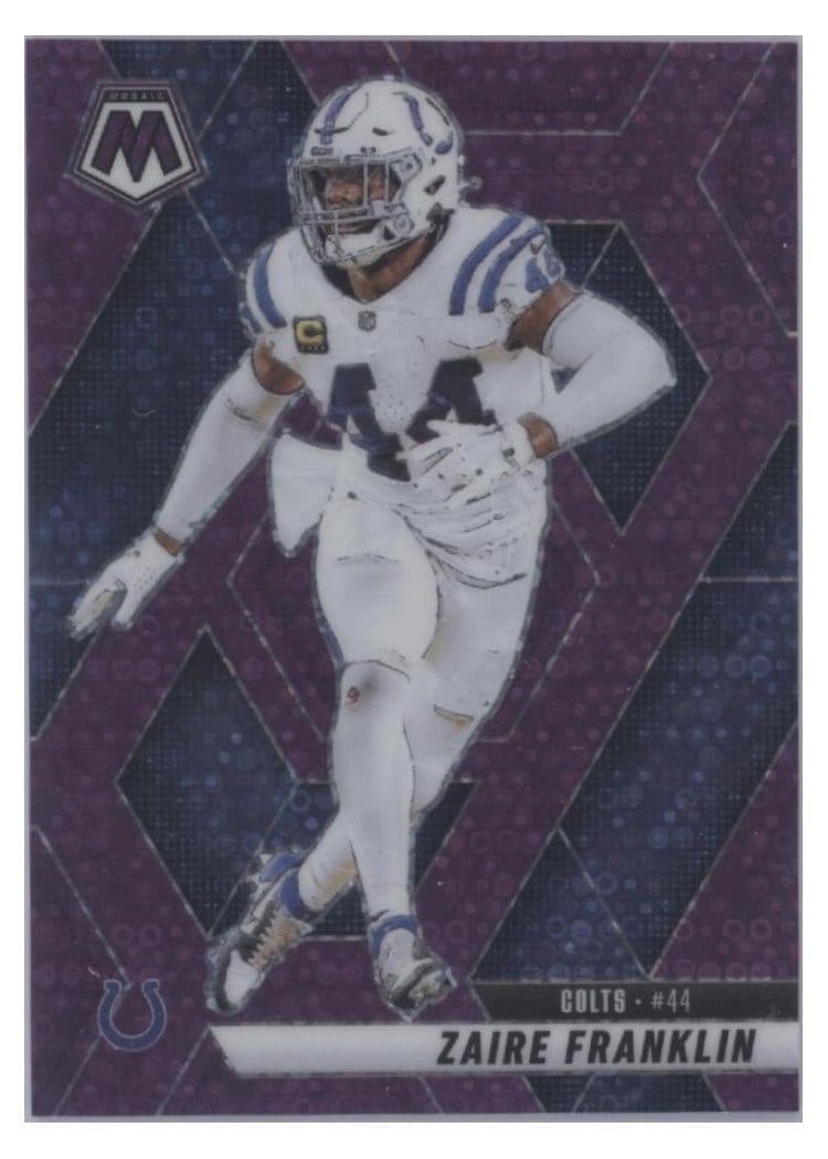 2025 Panini Mosaic Base Set Zaire Franklin #41 card