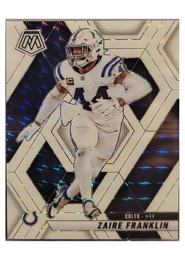 2025 Panini Mosaic Base Set Zaire Franklin #41 card