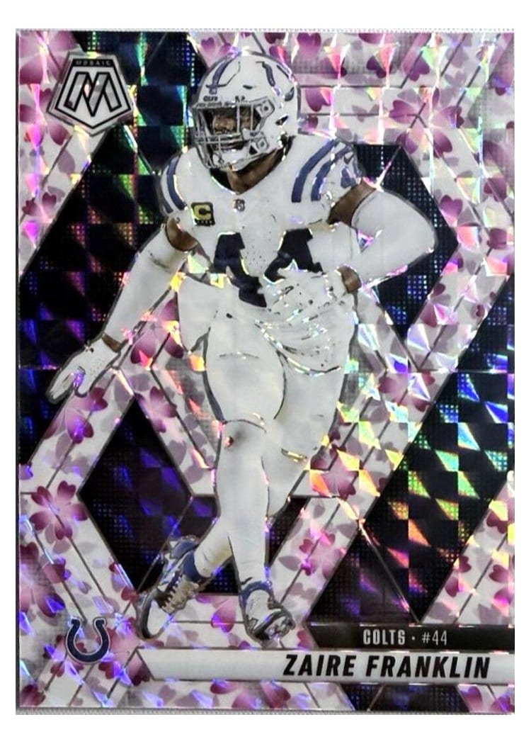 2025 Panini Mosaic Base Set Zaire Franklin #41 card