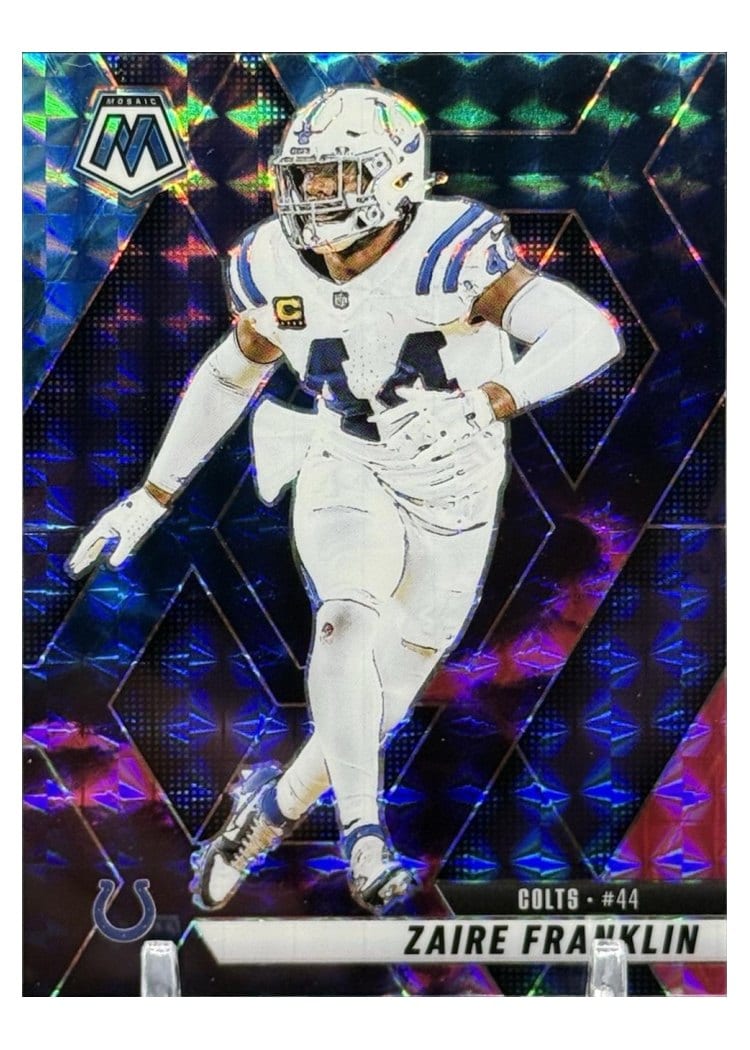 2025 Panini Mosaic Base Set Zaire Franklin #41 card