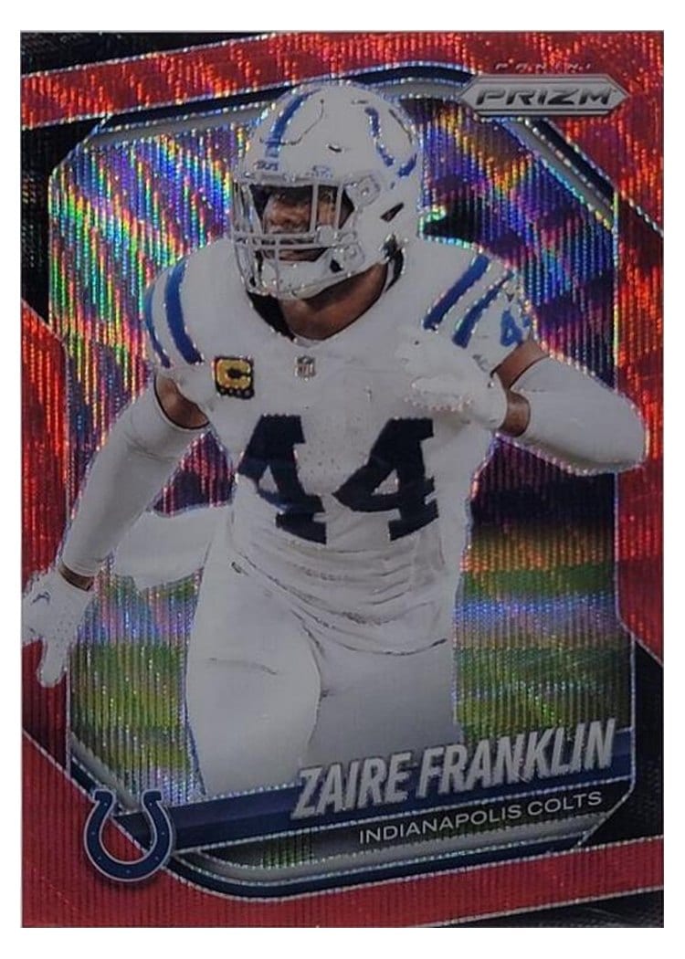 2025 Panini Prizm Base Set Zaire Franklin #91 card