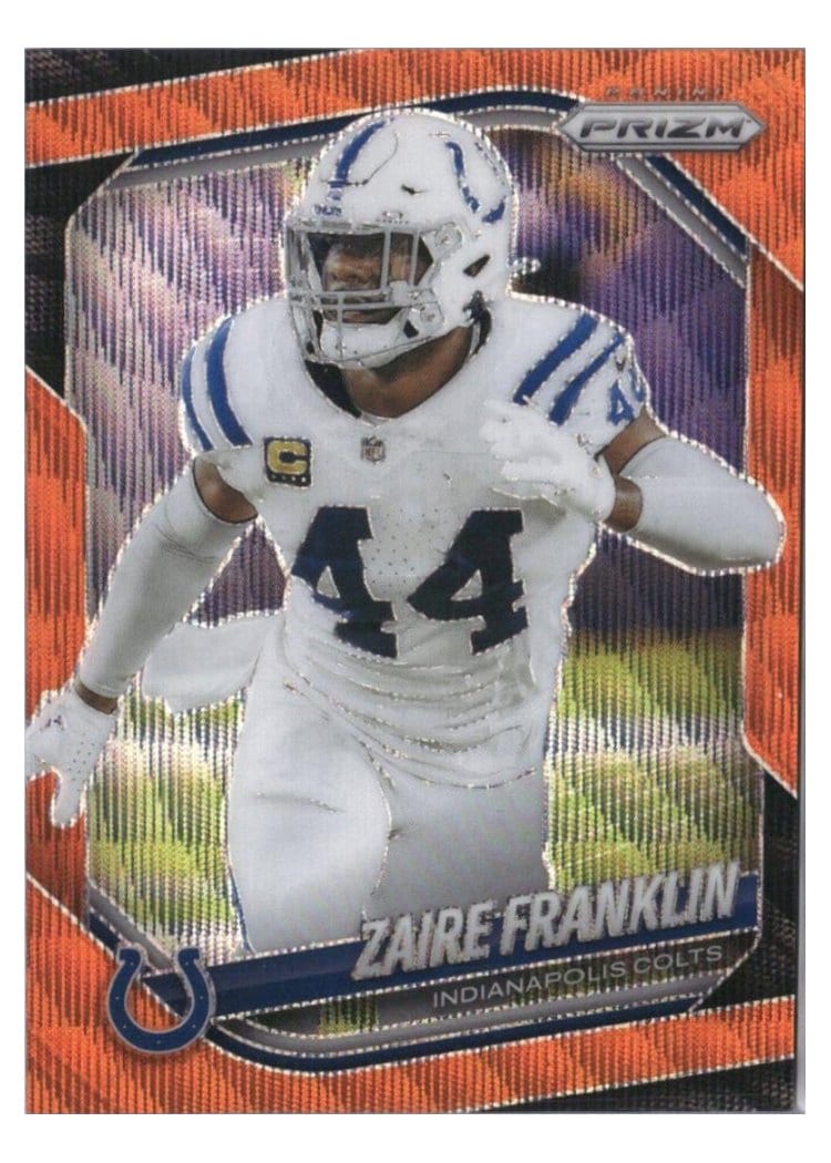 2025 Panini Prizm Base Set Zaire Franklin #91 card
