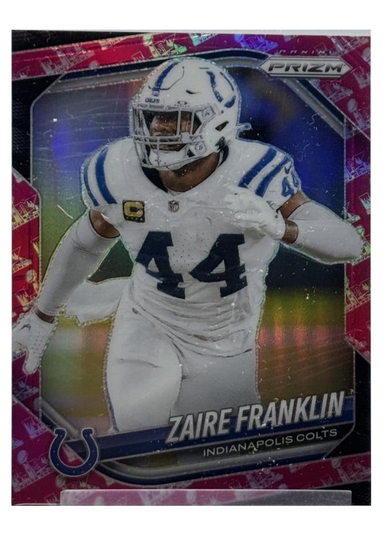 2025 Panini Prizm Base Set Zaire Franklin Super Bowl LX #91 card