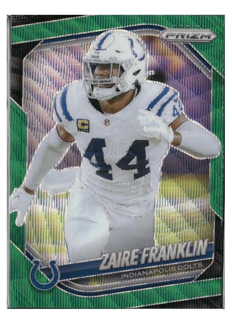 2025 Panini Prizm Base Set Zaire Franklin #91 card