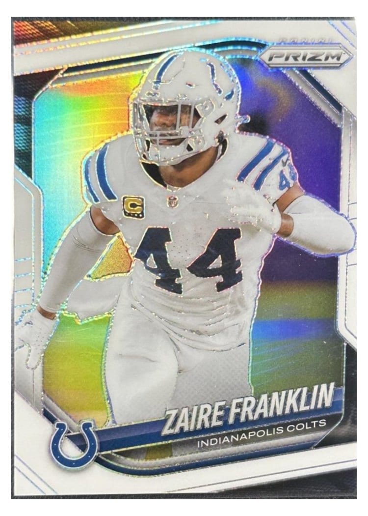 2025 Panini Prizm Base Set Zaire Franklin #91 card