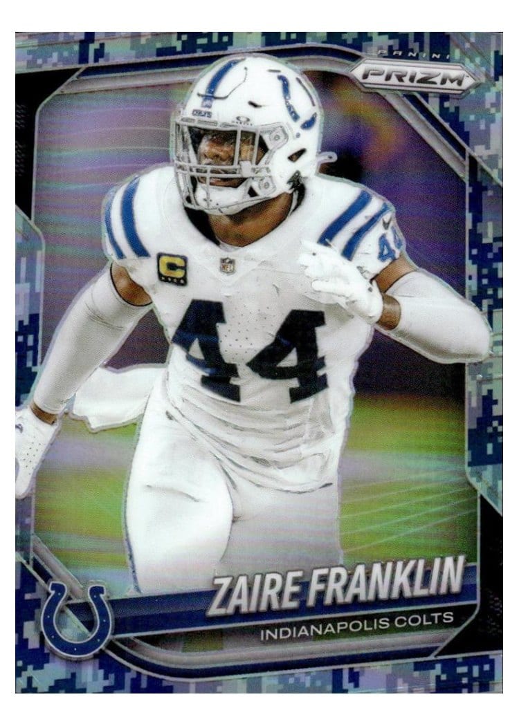 2025 Panini Prizm Base Set Zaire Franklin #91 card