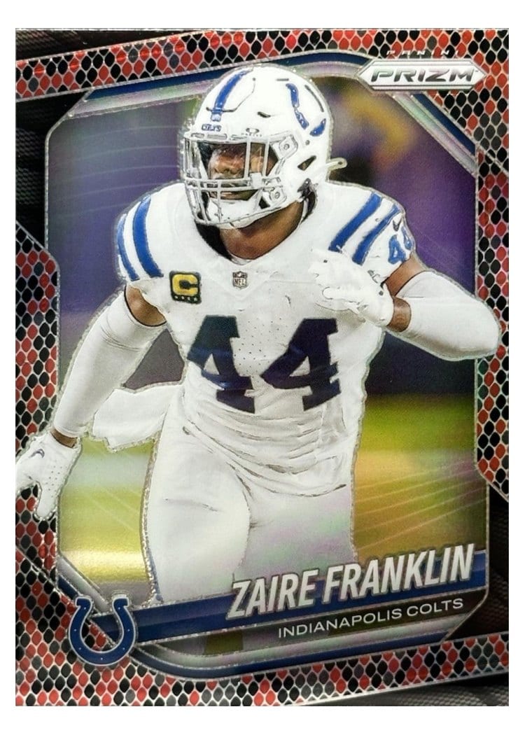 2025 Panini Prizm Base Set Zaire Franklin #91 card