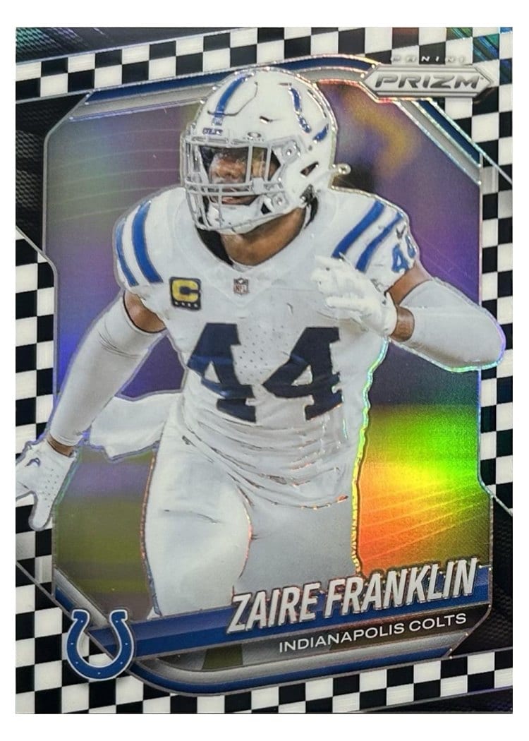2025 Panini Prizm Base Set Zaire Franklin #91 card