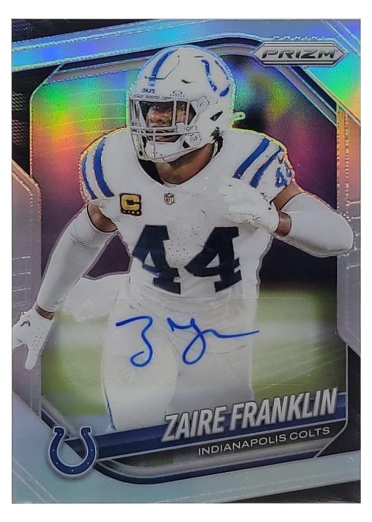 2025 Panini Prizm Base Set Zaire Franklin #91 card